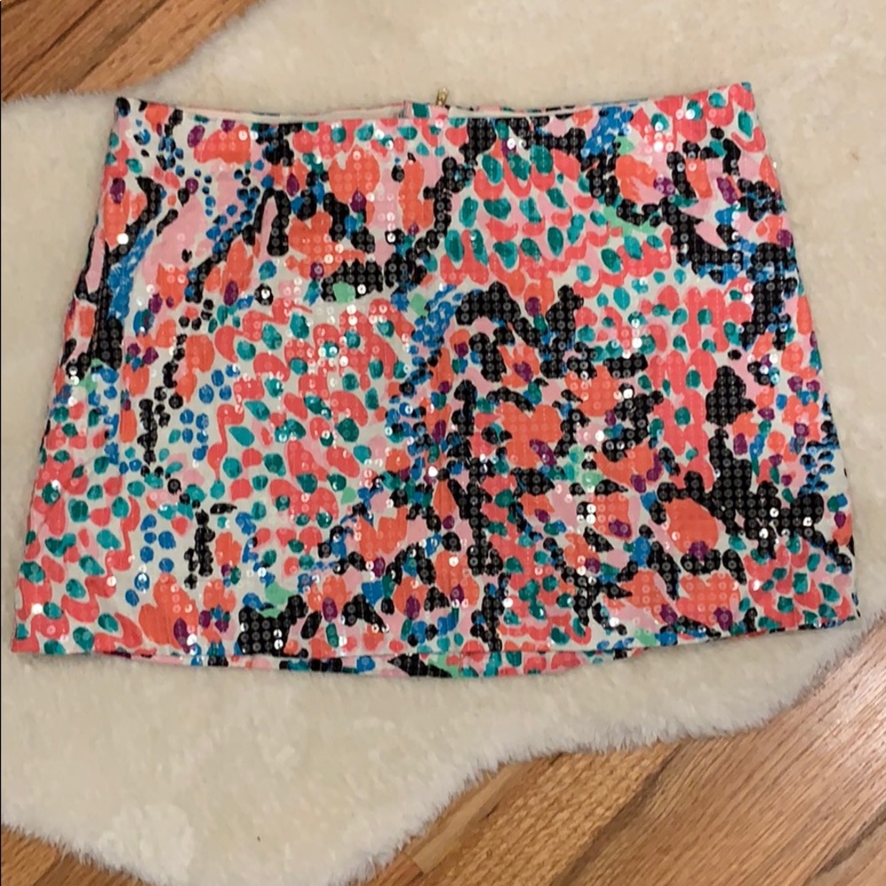Sequin Mini Skirt